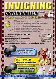 Invigning Junsele bowlinghall