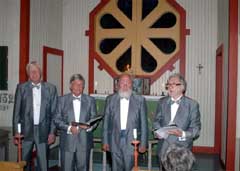 K&ouml;rs&aring;ngare i &Ouml;vra kapell under &aring;rets musikvecka 2009.