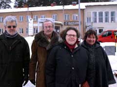 Jan Staaf, Lars-Åke Molin, Ulla Ullstein och Elisabet Lassen.
